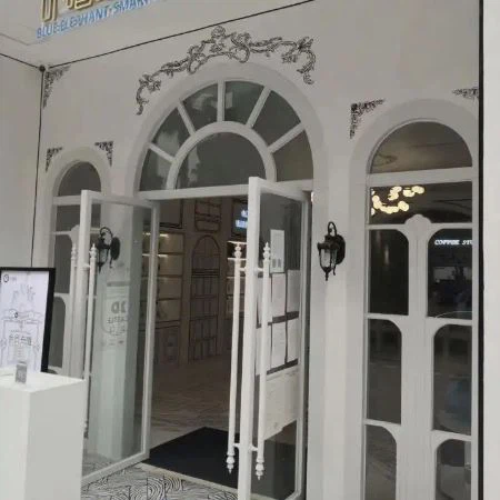 Aluminium Double Glass Swing Door